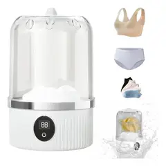 GENERICO - Mini Lavarropas Portátil Carga Superior Ropa Bebé Diseño Camping Viaje