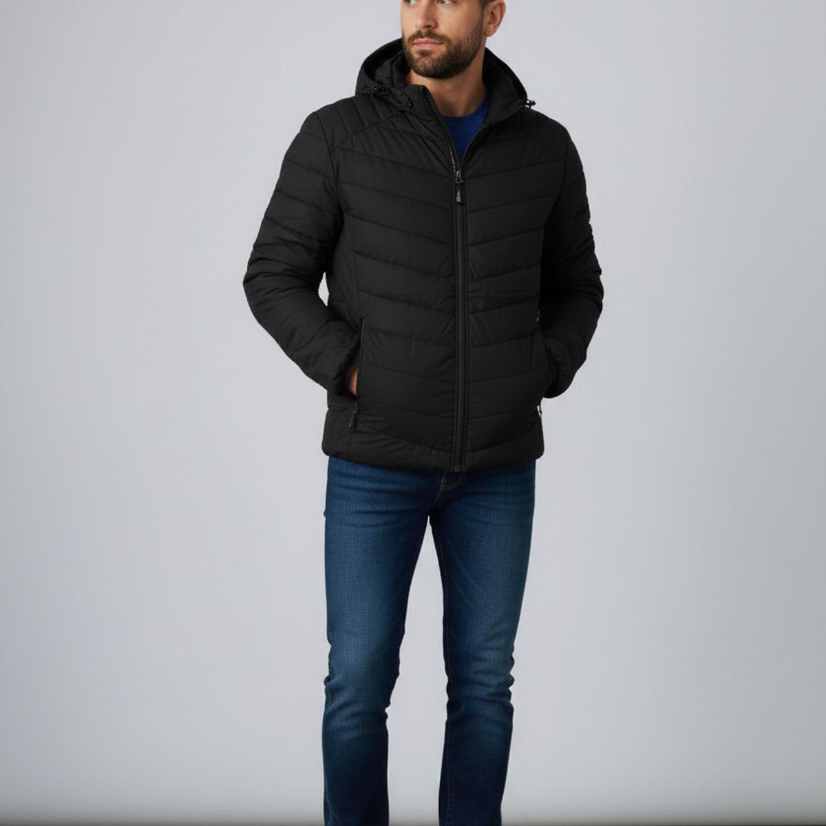 BLUE MOUNTAIN - Chaqueta Parka Hombre