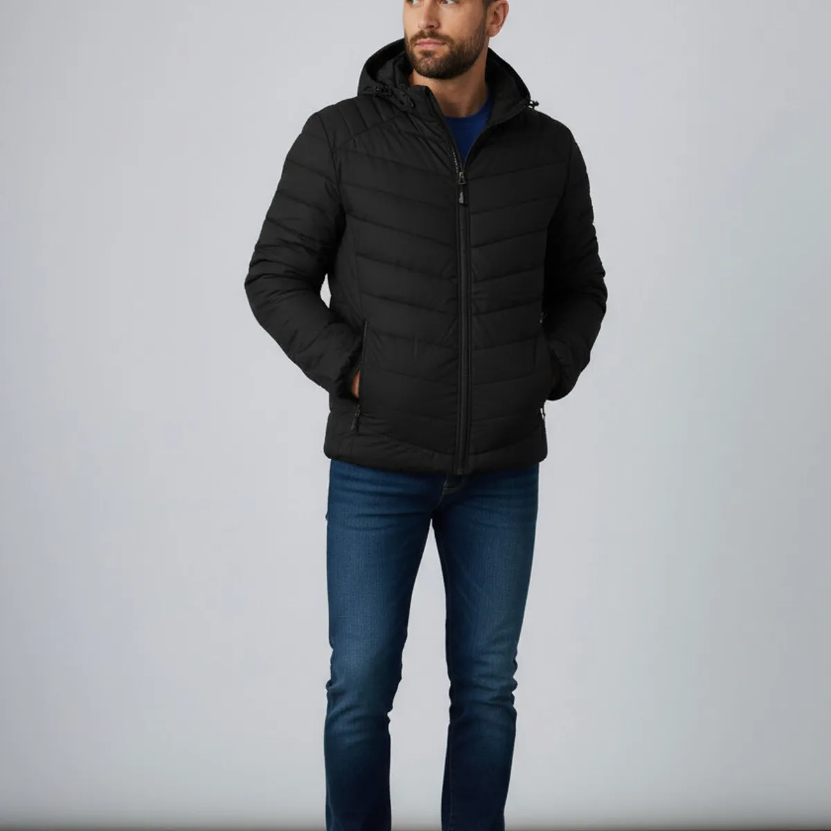 BLUE MOUNTAIN - Chaqueta Parka Hombre