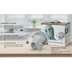 GENERICO - Masajeador de Cabeza Easy Brain LY-617E Tecnología de Vibración Relajante
