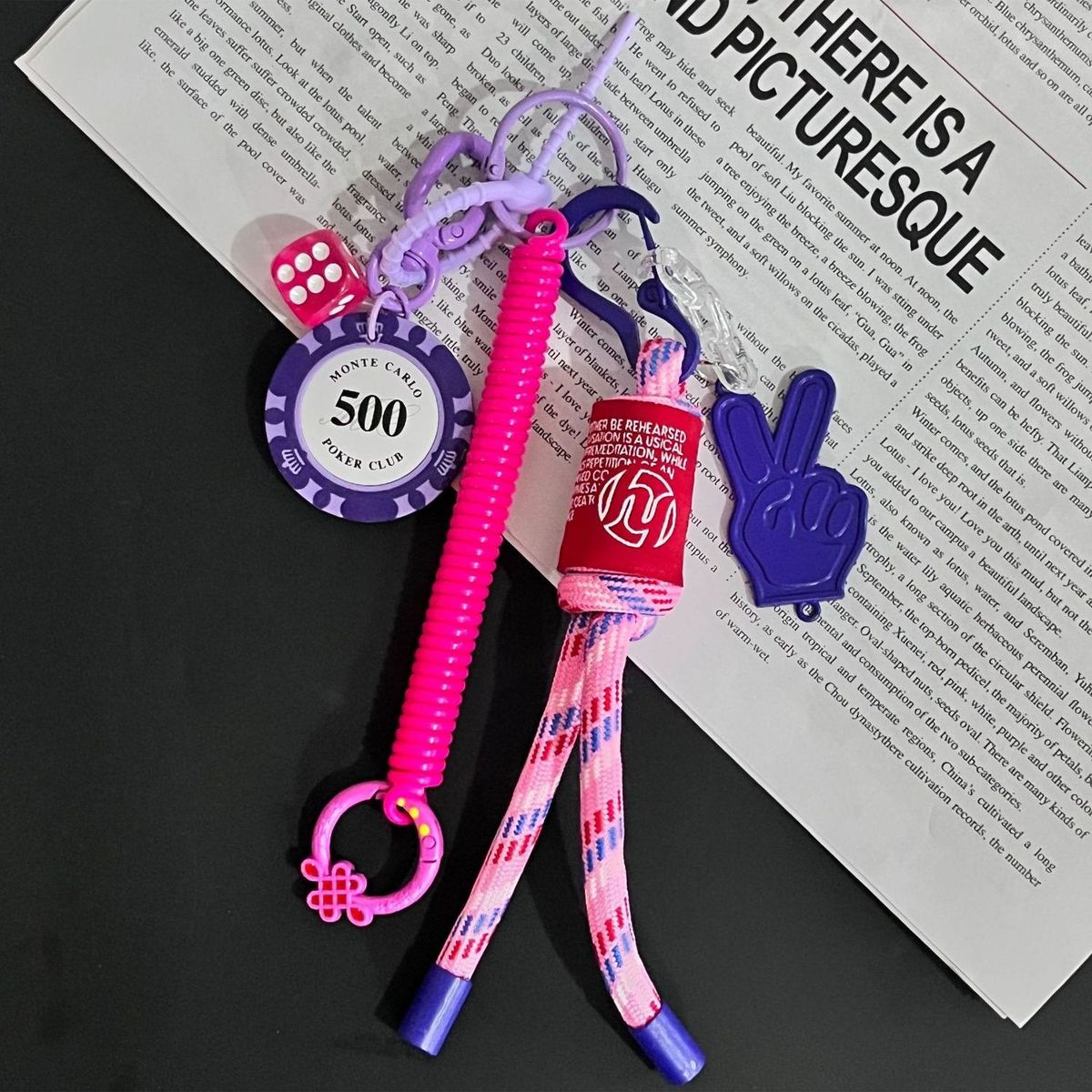 TIOZONEY - Llavero Colgante Decoración Bolsos Mochilas