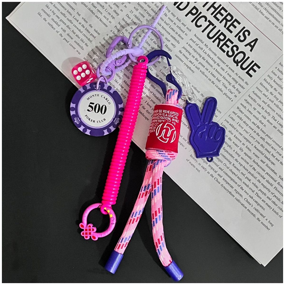 TIOZONEY - Llavero Colgante Decoración Bolsos Mochilas