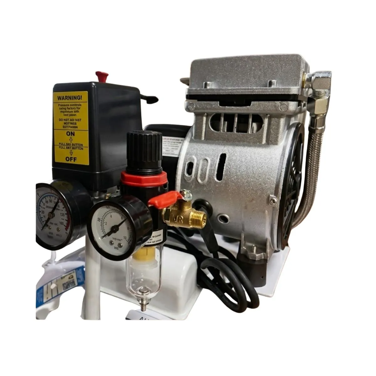 GENERICO - Compresor Silencioso Dental Profesional 25 Litros 600W