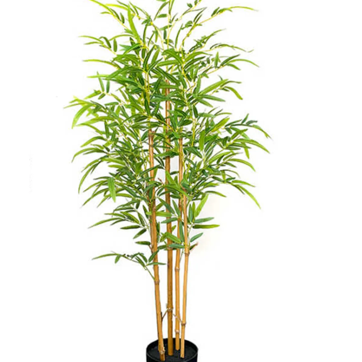 GENERICO - Planta Bambu Artificial Decorativa con Macetero 1.20cm
