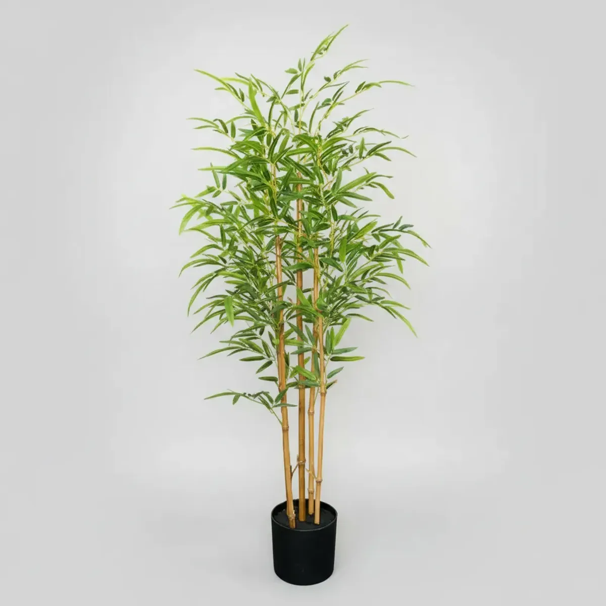 GENERICO - Planta Bambu Artificial Decorativa con Macetero 1.20cm