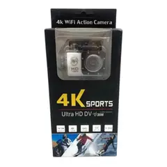 GENERICO - Camara Deportiva Contra Agua Full Hd 4K Action Cam