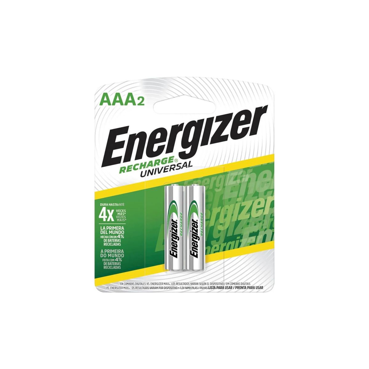 ENERGIZER - PILAS AAA RECARGABLES AAA HR03 ENERGIZER