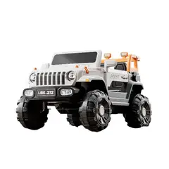 GENERICO - Auto A Bateria Jeep Faroles Led Control Remoto Para Niños