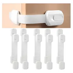 GENERICO - 10 Seguros para Puerta Cajones Refrigerador Bebe Protectores