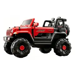 GENERICO - Auto A Bateria Jeep Faroles Led Control Remoto Para Niños