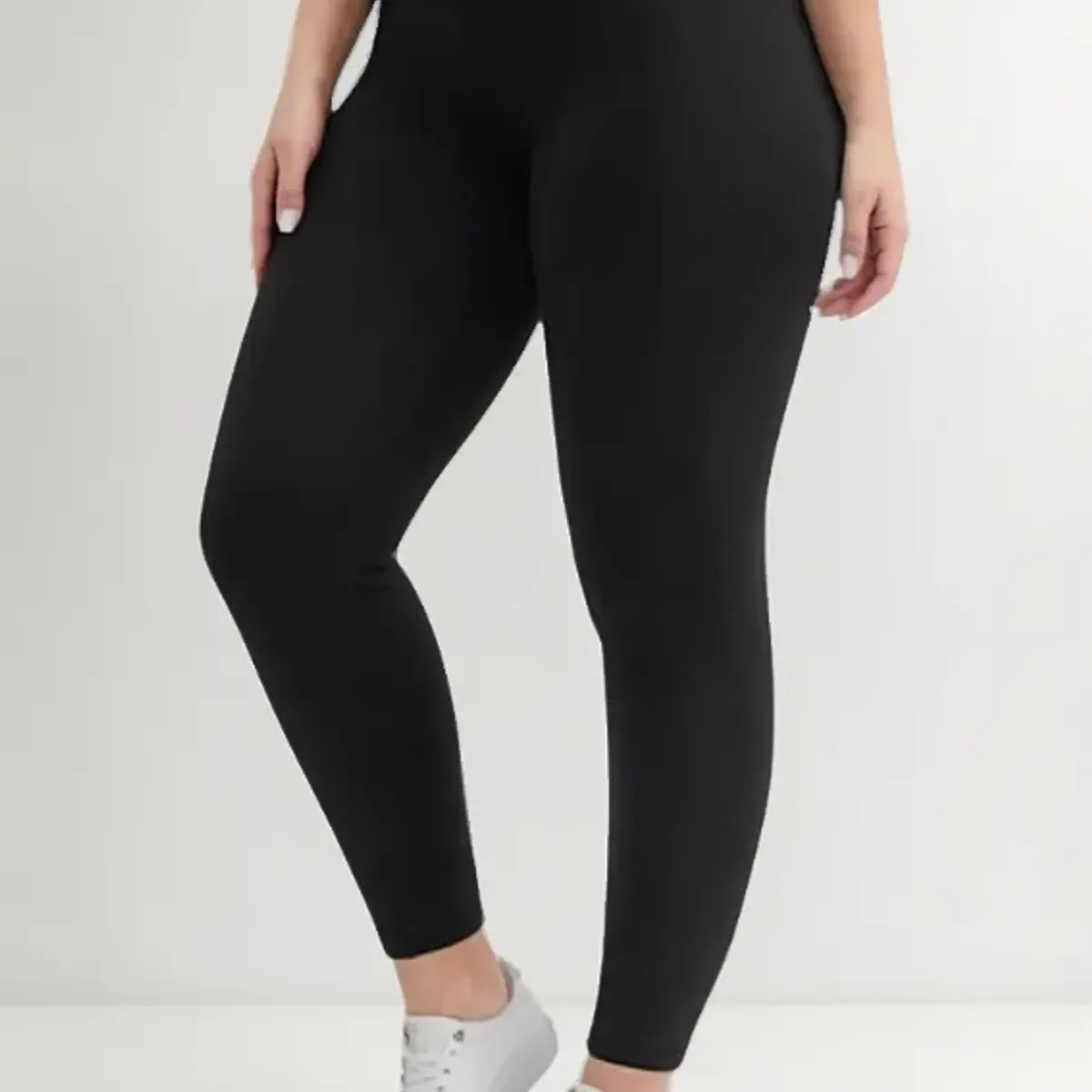 AGW - Pack 3 Calzas Negras Deportivas Mujer Algodon Nacional Xl