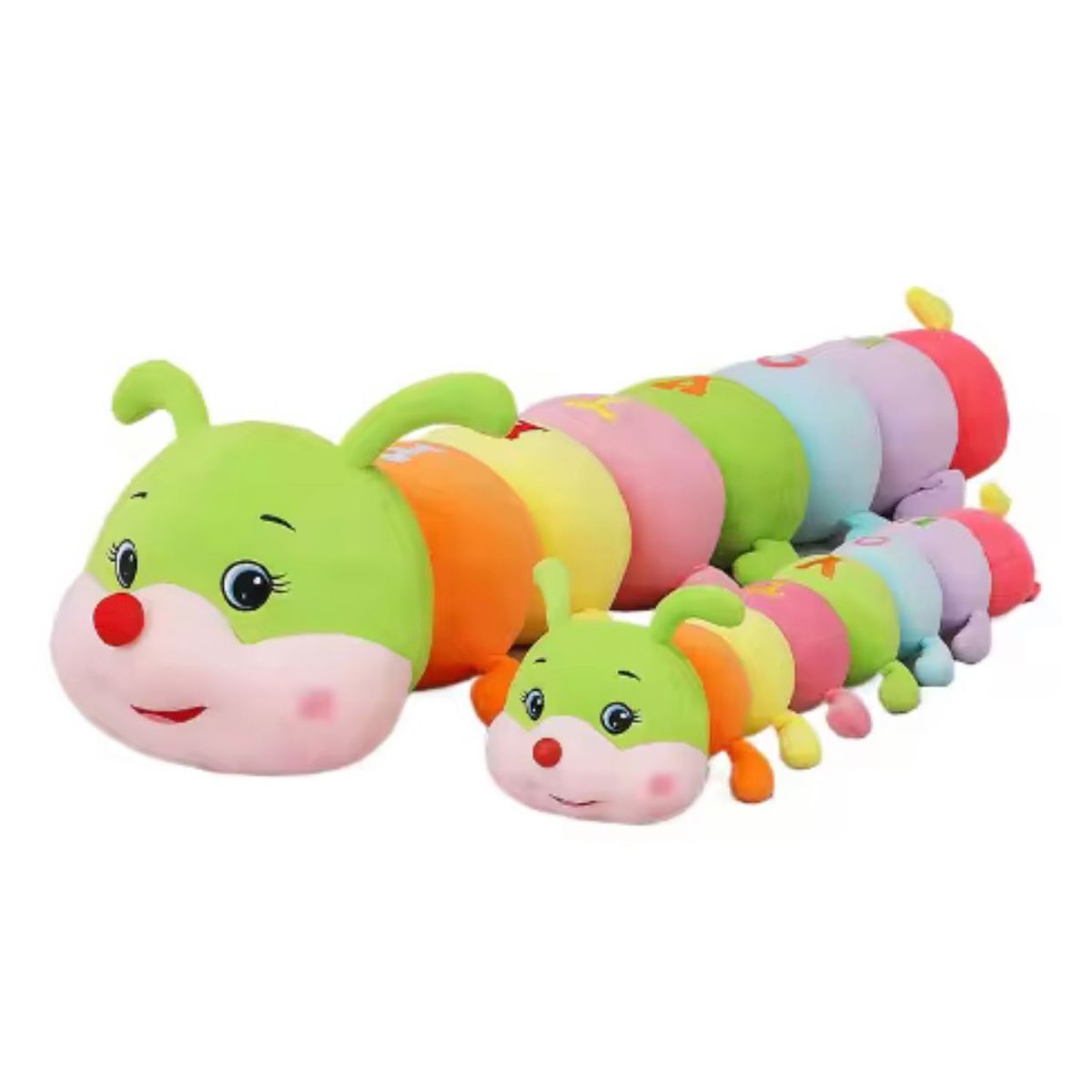 GENECTRA - Almohada Oruga Peluche - Suavidad 90 Cm