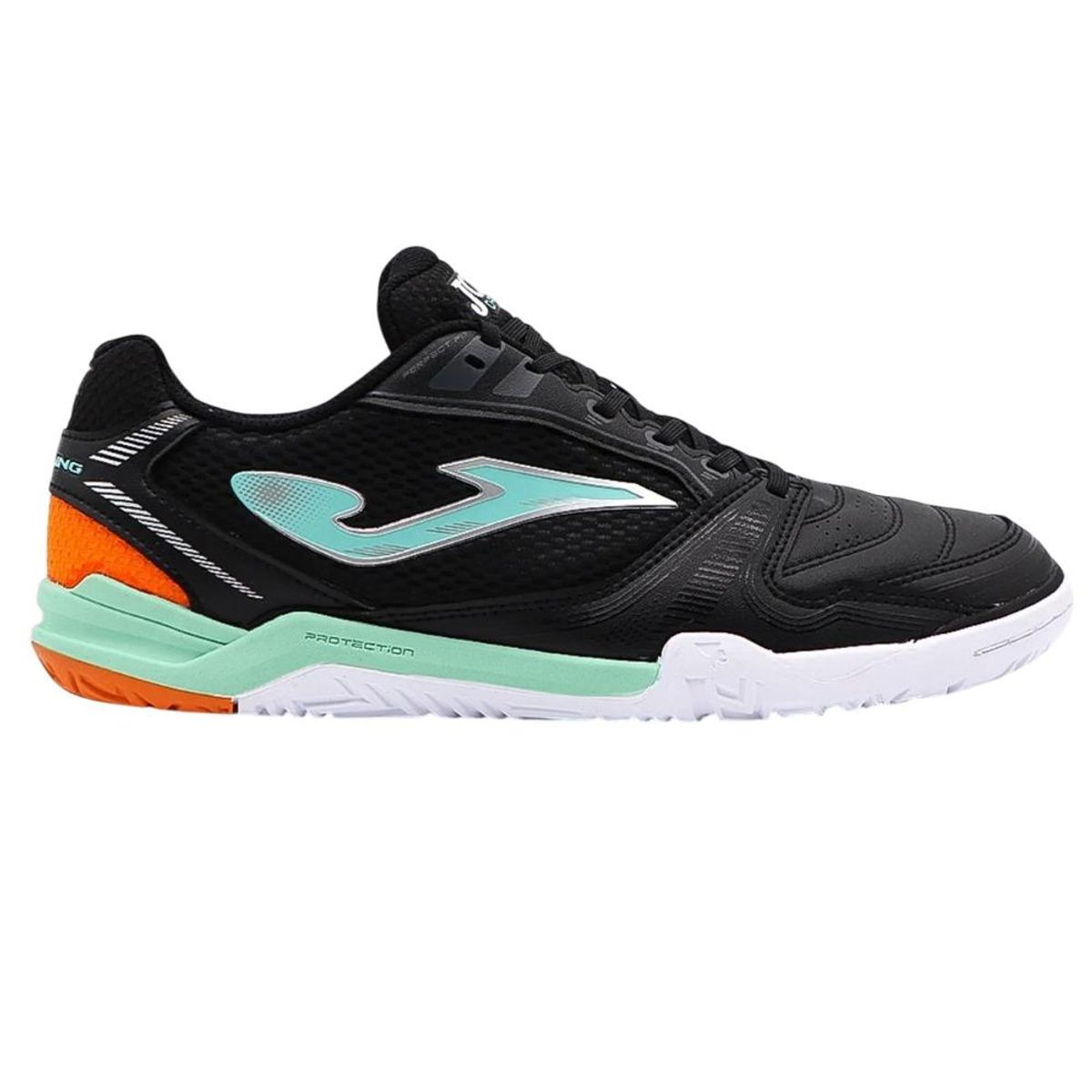 JOMA - Zapatilla Fútbol Sala Hombre Dribling Negro Naranjo Joma