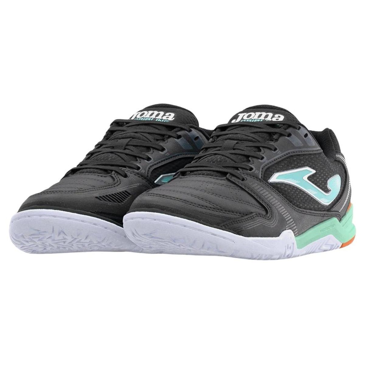 JOMA - Zapatilla Fútbol Sala Hombre Dribling Negro Naranjo Joma
