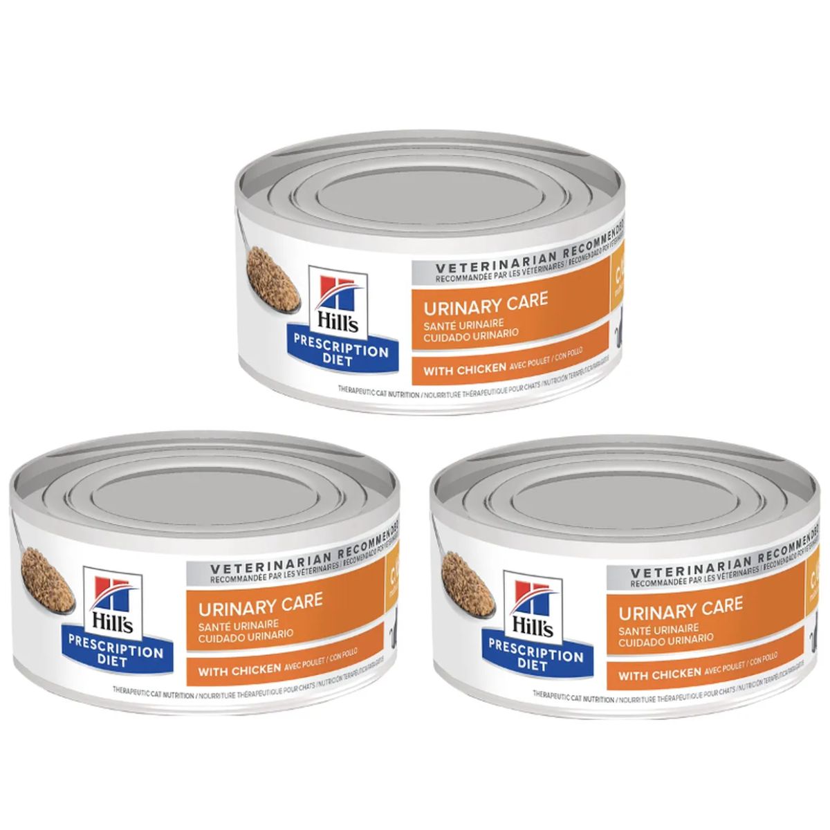 HILLS - X3 Alimento Hill's Prescription Diet Urinary Care c/d Para Gato