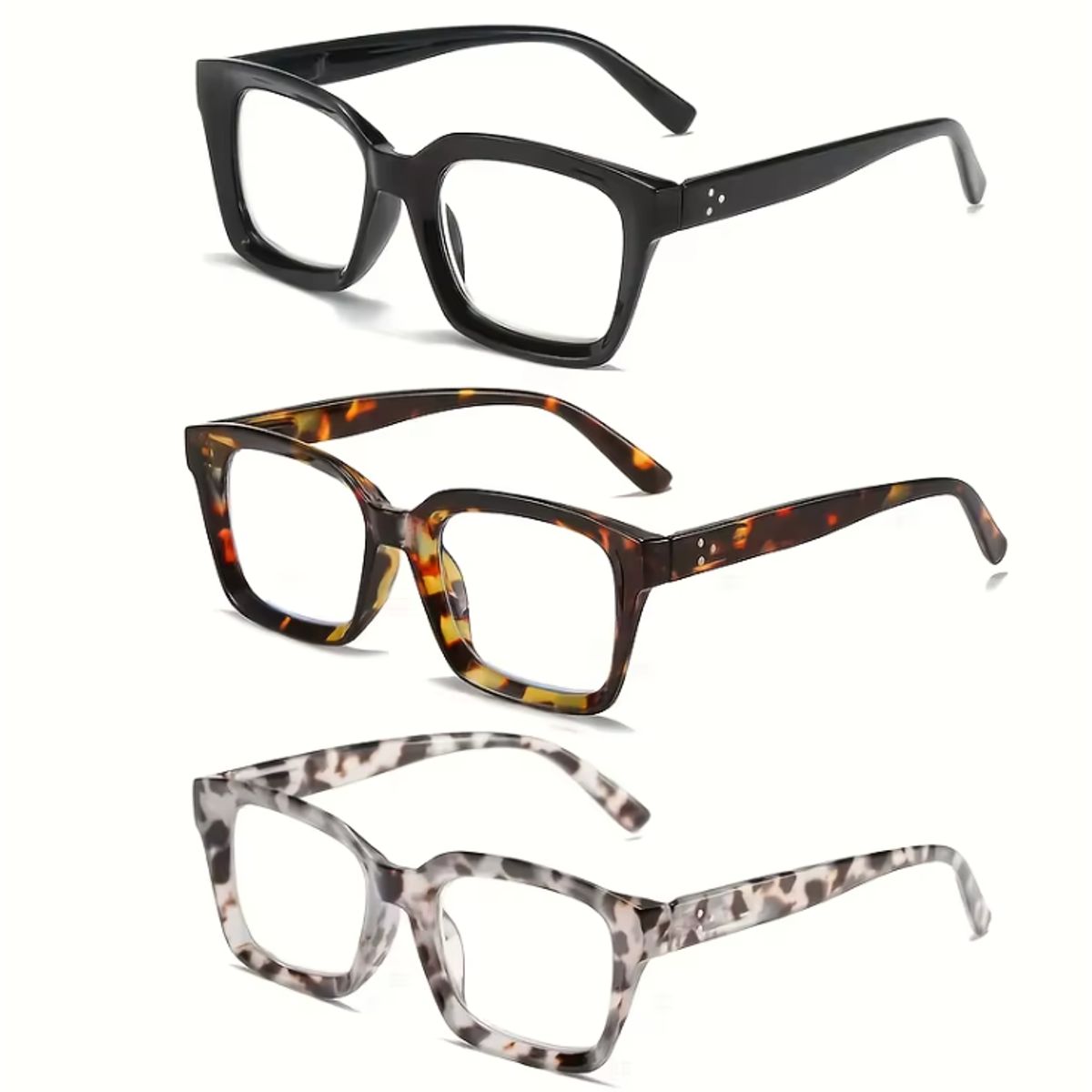 JM - Set 3 Lentes Graduados Lectura Presbicia Anteojos Graduados Pack