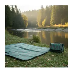 GENERICO - Manta Picnic Para Camping O Playa Impermeable 130x150 Cm