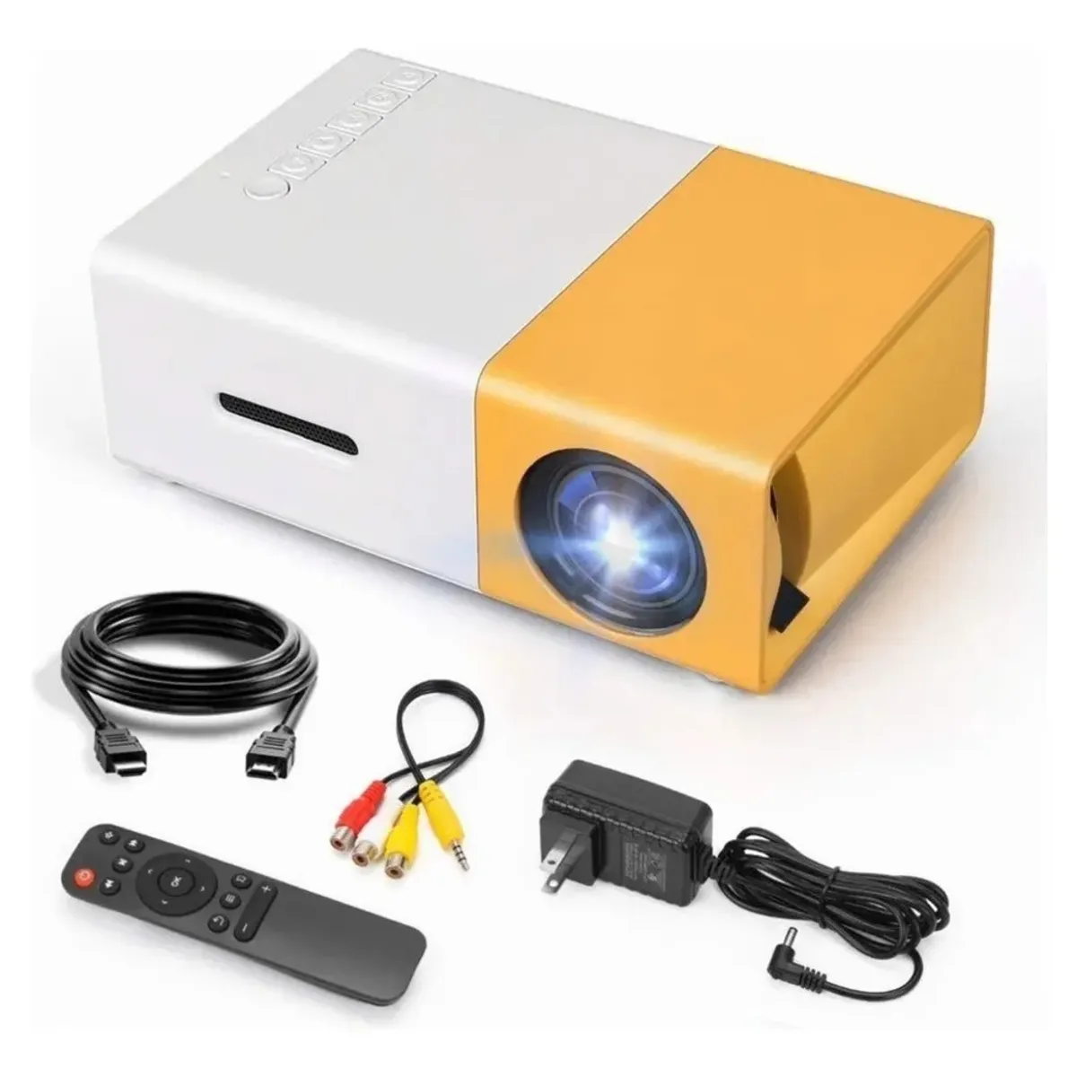 IRM - Proyector Hd Portatil Cine En Casa Control Remoto Imagen Nitida Led Cine Hogar Calidad  FIGOIMPORT