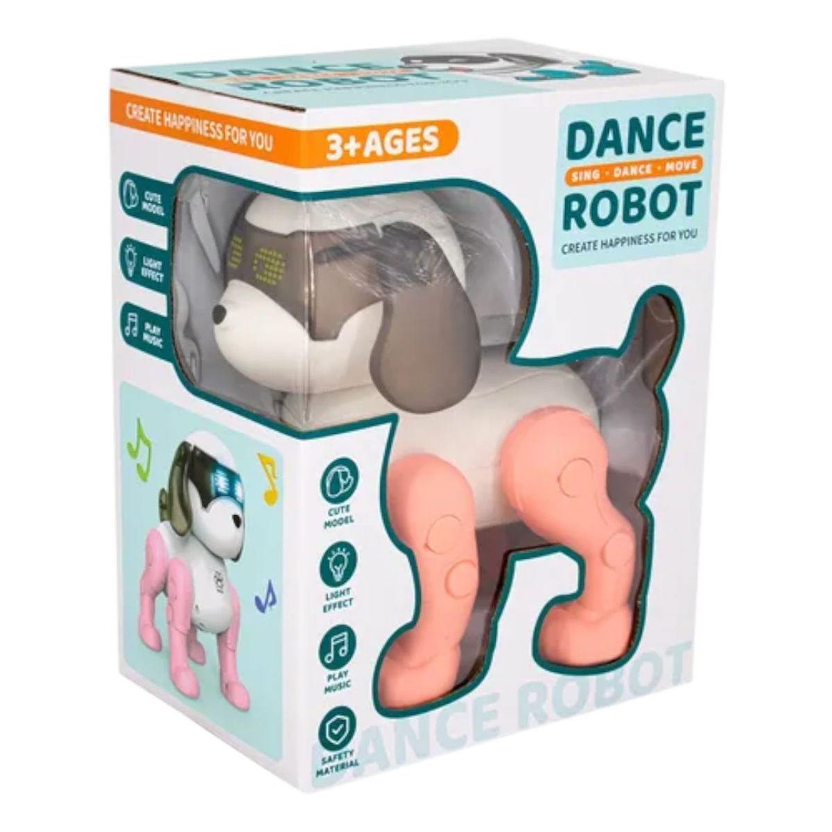 GENERICO - Perro Robot Juguete Camina Con Luces Y Sonidos