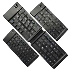 IRM - Teclado Pack 2 Plegable Bluetooth Inalambrico Portatil Recargable Tablet Celular Calidad FIGOIMPORT
