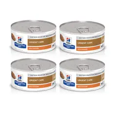 HILLS - X4 Latas A/d Urgent Care Perro Y Gato 156grs.
