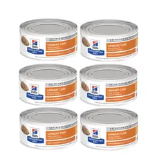 HILLS - X6 Alimento Hill's Prescription Diet Urinary Care c/d Gato 156g