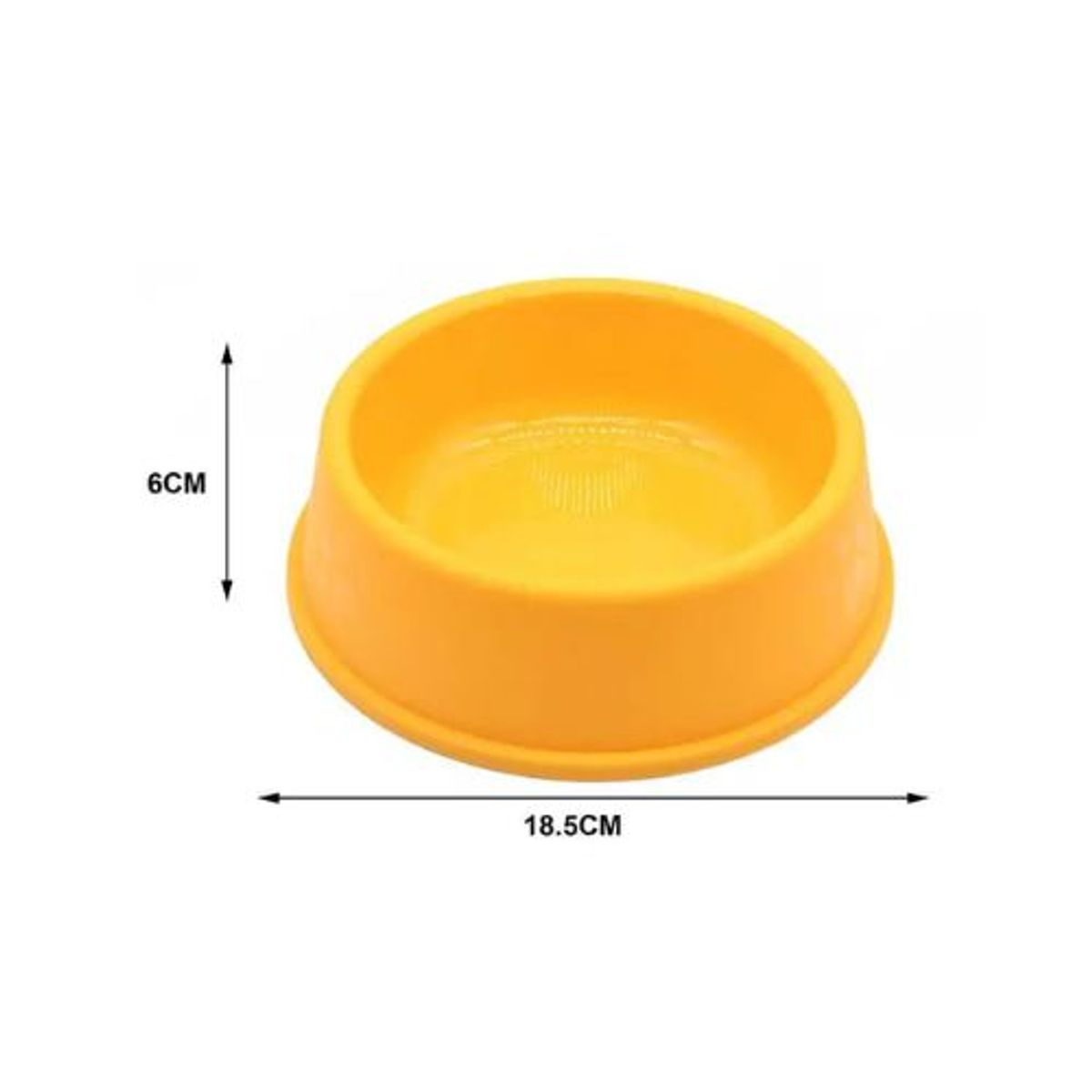 GENERICO - MATERIAL PLASTICO COMEDERO MASCOTAS DE PLASTICO 18.5CM
