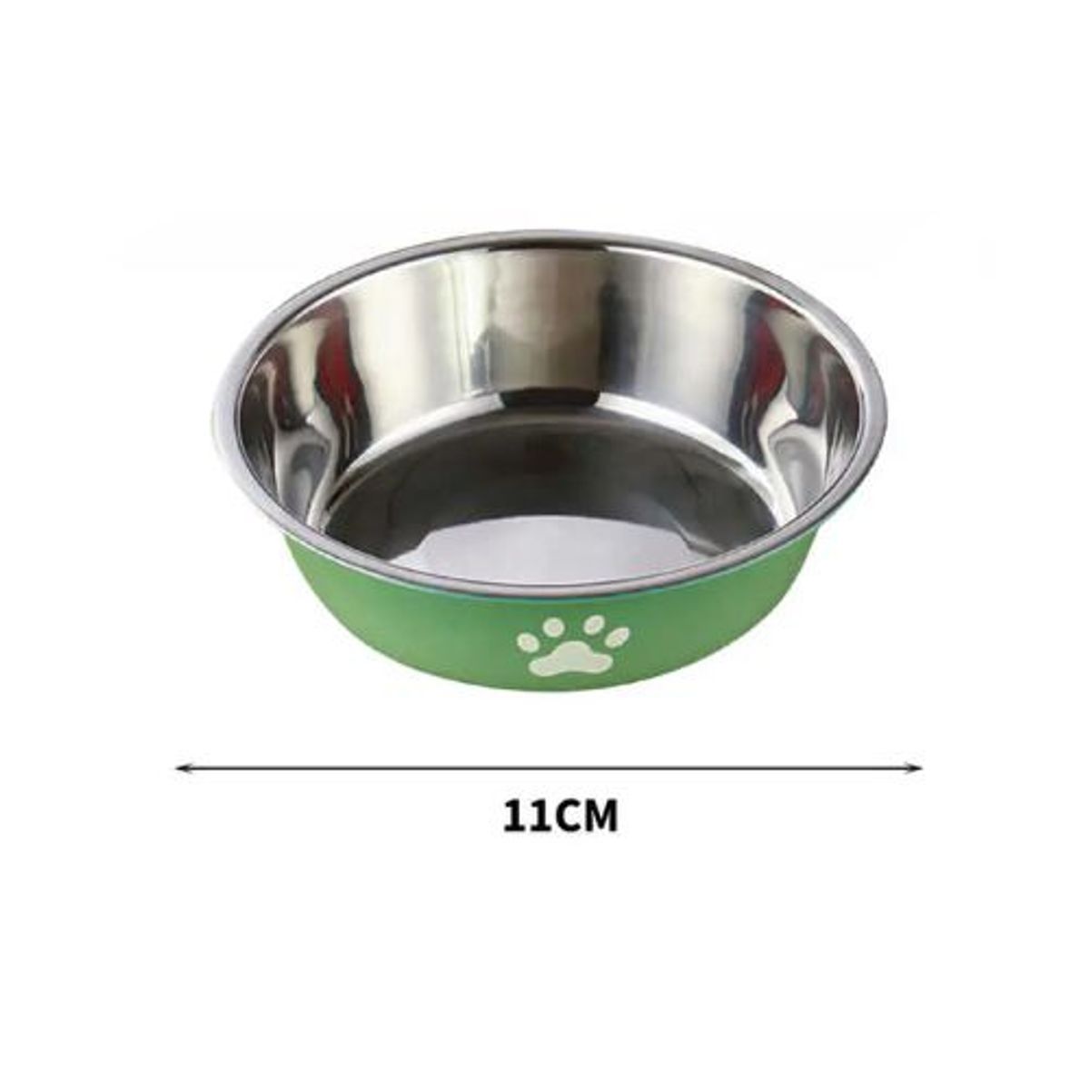 GENERICO - COMEDERO METALICO PARA MASCOTAS 11CM