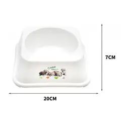 GENERICO - TAZON DE PLASTICO PARA MASCOTAS 20CM