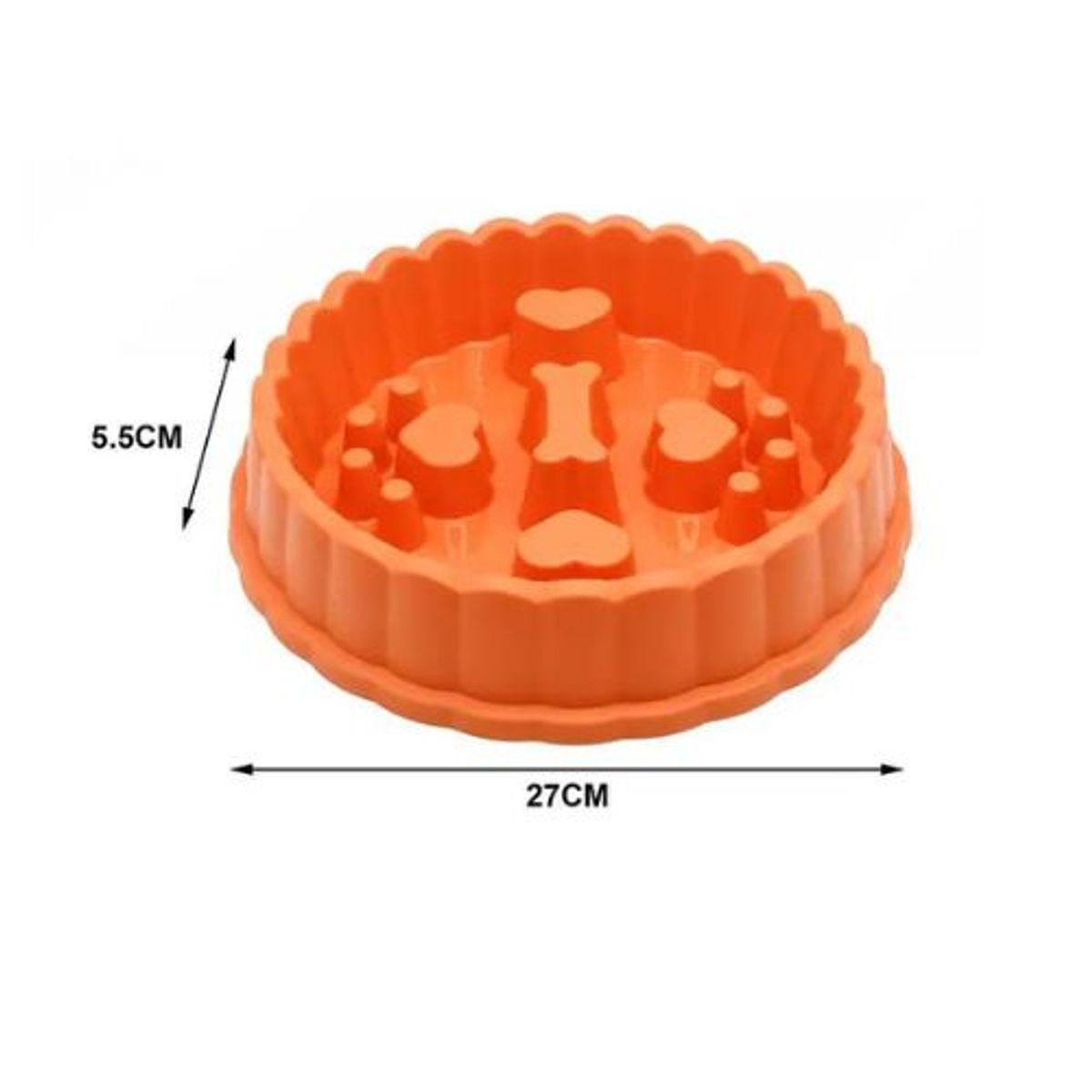 GENERICO - TAZÓN DE PLÁSTICO ANTIESTRES PARA MASCOTAS 27CM