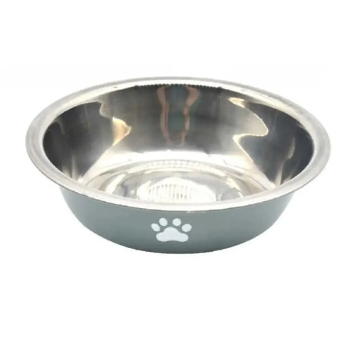 GENERICO - COMEDERO METALICO PARA MASCOTAS 14CM