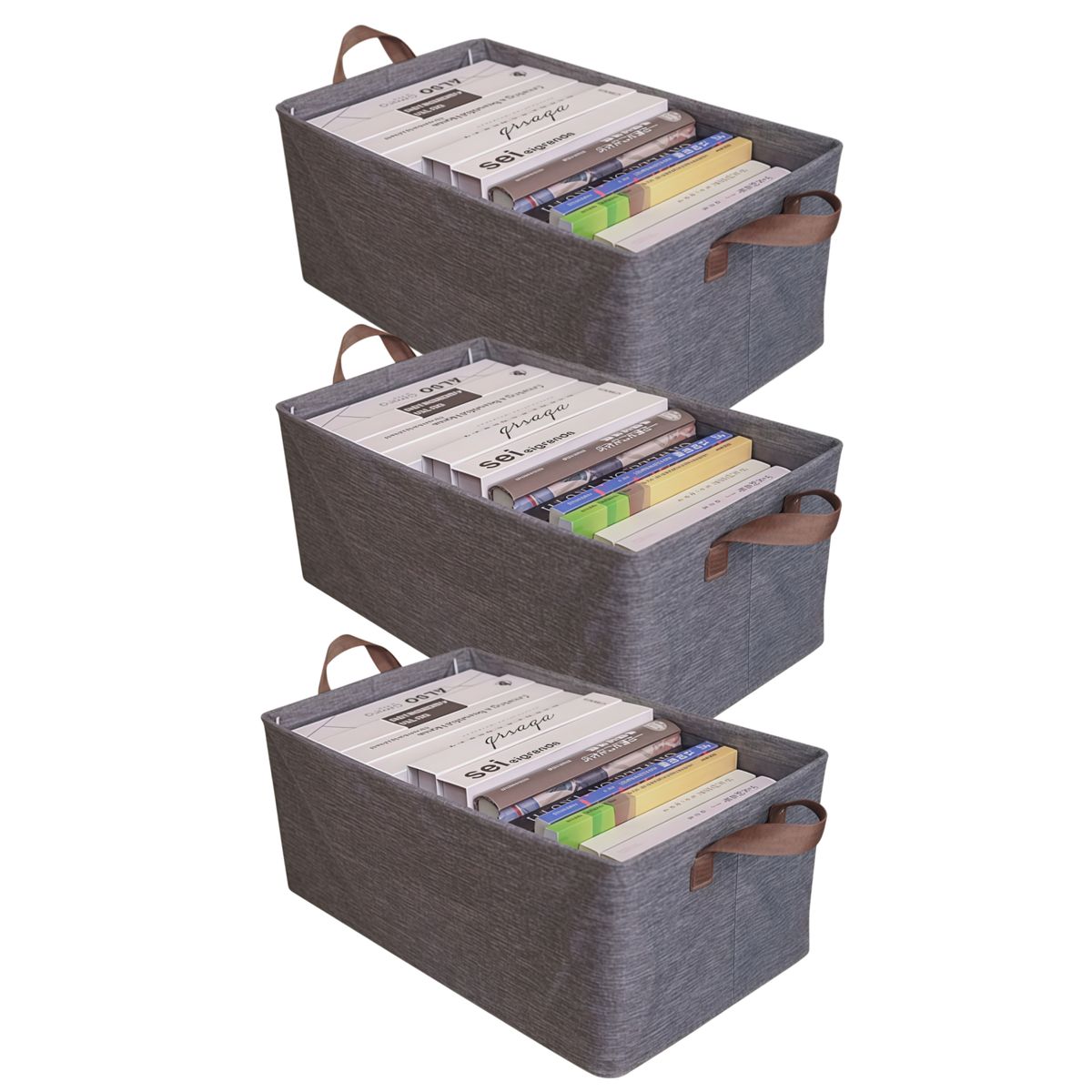GENERICO - Pack 3 Organizador De Ropa Plegable Almacenamiento
