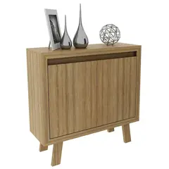 TECNOMOBILI - Aparador multifuncional almendra 90x31,8x87 cm