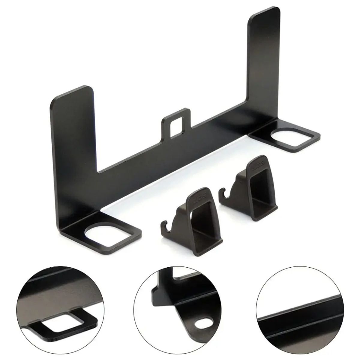 GENERICO - Adaptador Anclaje Sistema Isofix Silla De Auto + 2 Guías