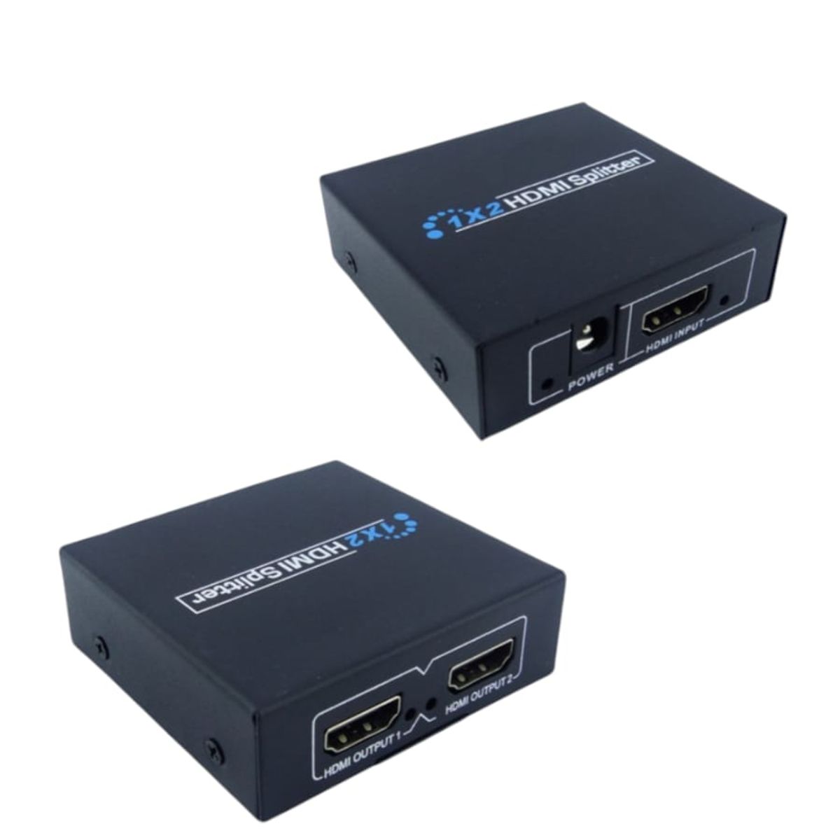 GENERICO - Spliter HDMI De Una Entrada Por Dos Salidas, HDTV 3D Con Transformador.