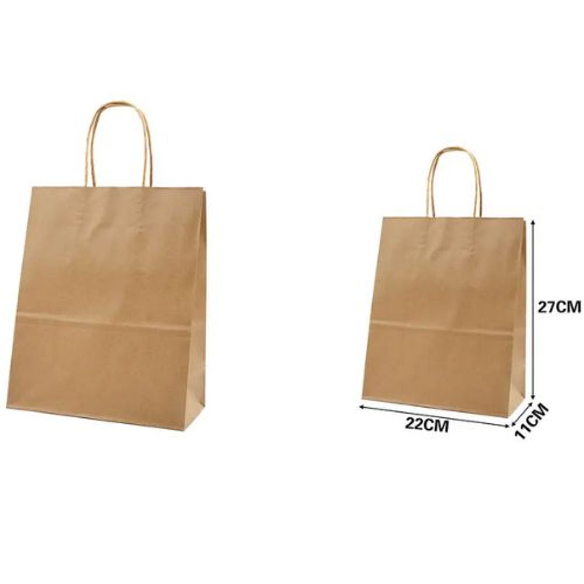 GENERICO - BOLSA DE REGALO PAPEL KRAFT