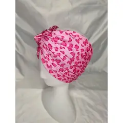 EL ESPACIO DE TOMMY - Turbante cintillo clínico lycra corazones fucsia