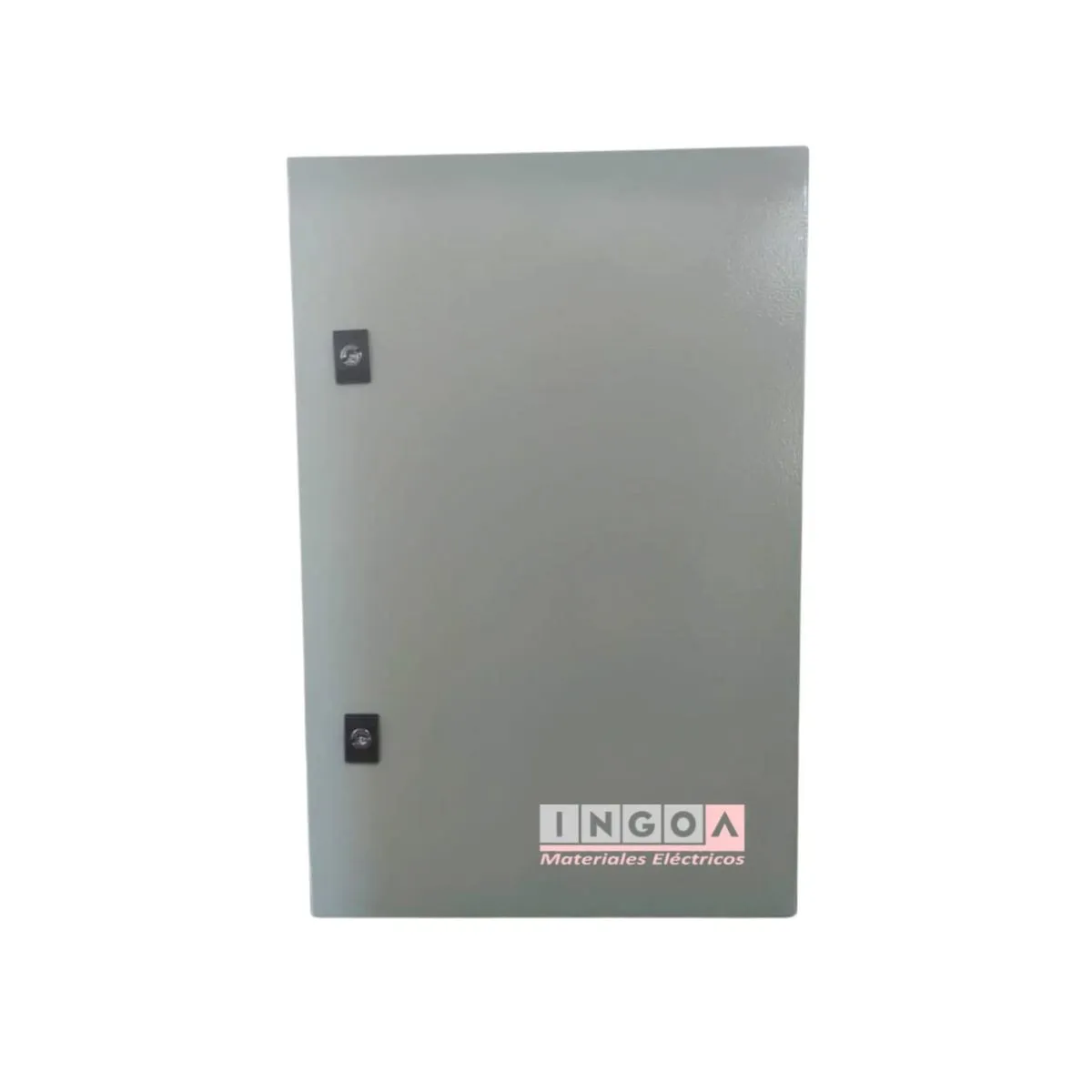 GENERICO - GABINETE TABLERO METALICO 700X500X300MM 1 PUERTA CON CHASIS IP65 RAL 7032