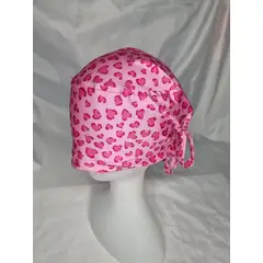 EL ESPACIO DE TOMMY - Gorro Clínico Lycra corazones fucsias