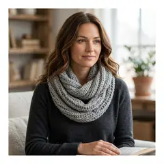 EKOL TACTICA MILITAR - Bufanda Cuello Estilo Punto Inglés Lana Invierno Abrigado