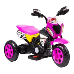 GENERICO - MOTO CROSS DE 3 RUEDAS A BATERIA RECARGABLE