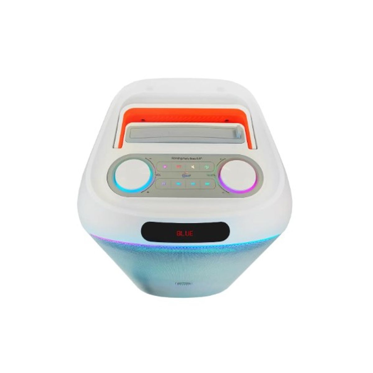 MLAB - Parlante Karaoke 6.5 Flaming Party Bass Black MicWireless 45W RMS Bluetooth TWS