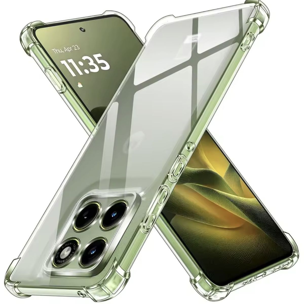GENERICO - Carcasa Transparente Reforzada Para Motorola Edge 70 5g