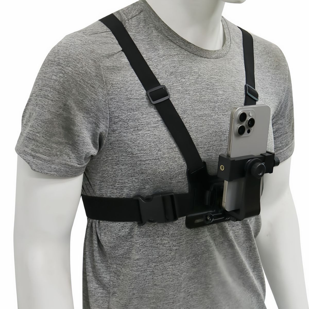 GENERICO - Soporte Celular Ajustable Kit Arnes De Pecho Correa Selfie