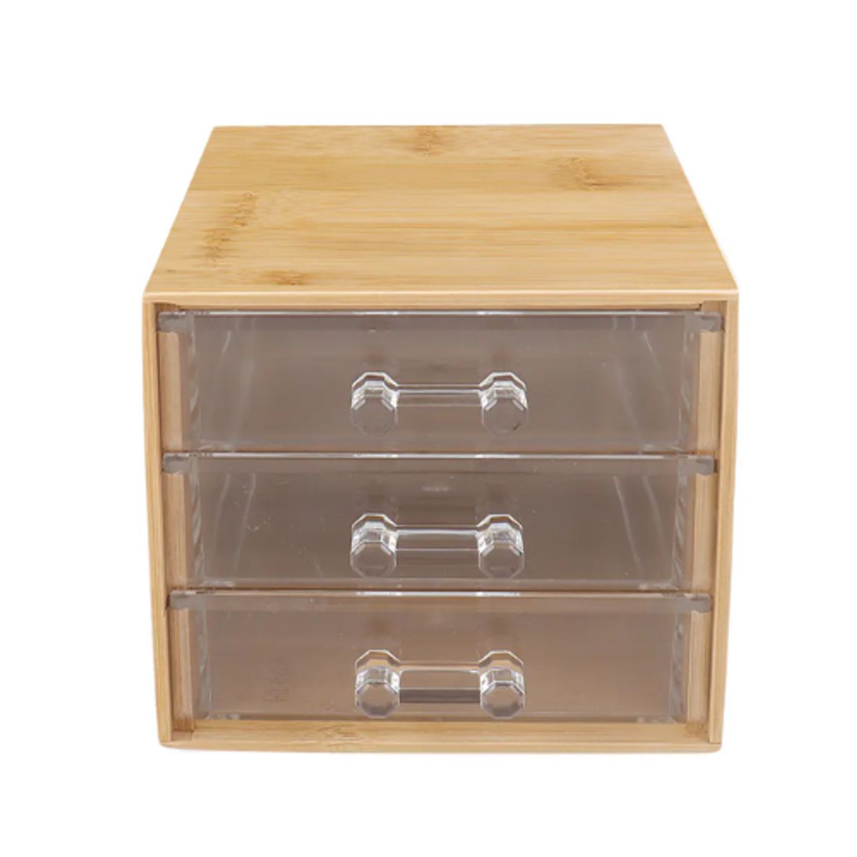 GENERICO - Organizador Madera 3 Cajones 15x12x11cm
