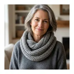 EKOL TACTICA MILITAR - Bufanda Cuello Estilo Punto Inglés Lana Invierno Abrigado