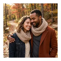 EKOL TACTICA MILITAR - Bufanda Cuello Estilo Punto Inglés Lana Invierno Abrigado