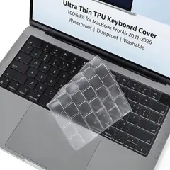 BANANA TIENDA - Protector Teclado Silicona Para Macbook Neo / Air 13,6 M5 M4 M3 M2
