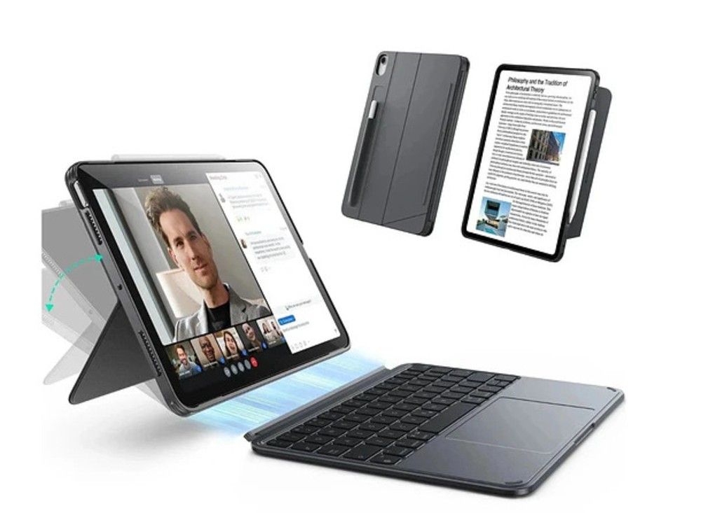 Funda con Teclado Shift para iPad Pro 11 M5 M4 Negro