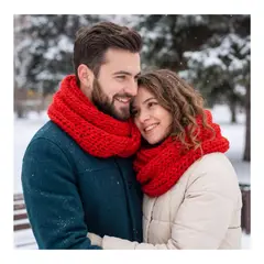 EKOL TACTICA MILITAR - Bufanda Cuello Estilo Punto Inglés Lana Invierno Abrigado